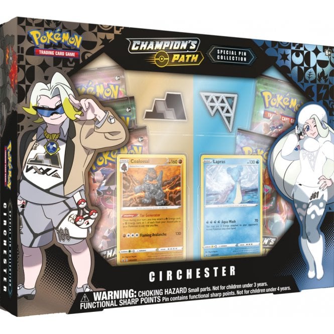 Pokemon Champion's Path Circhester Gym Special Pin Collection