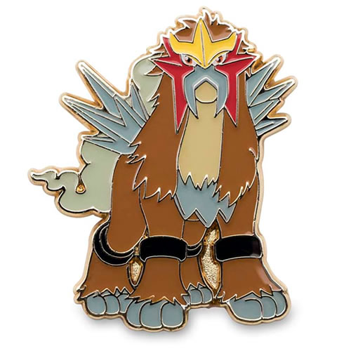 Pokemon Official Pin Badge - Entei
