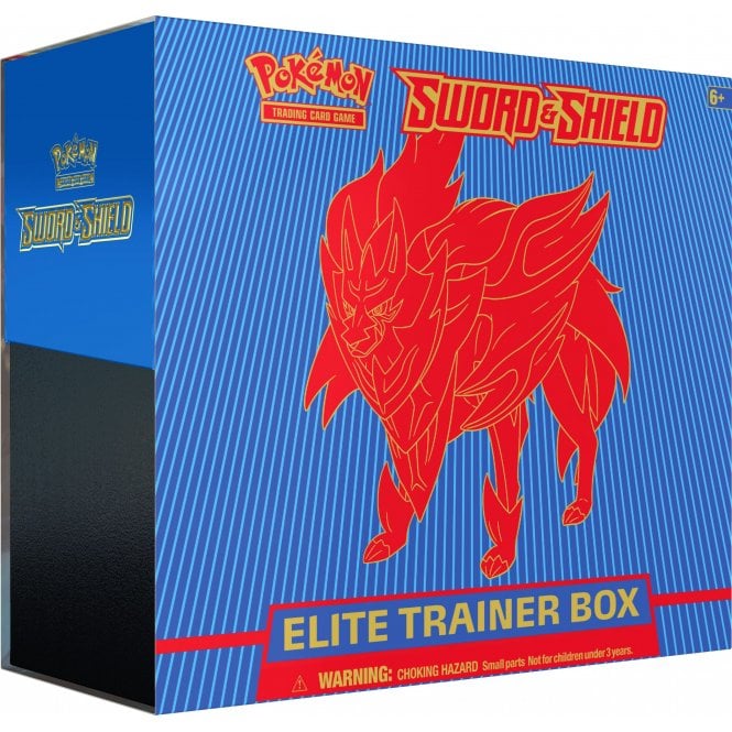 Pokemon Sword & Shield Elite Trainer Box - Zamazenta (Blue)