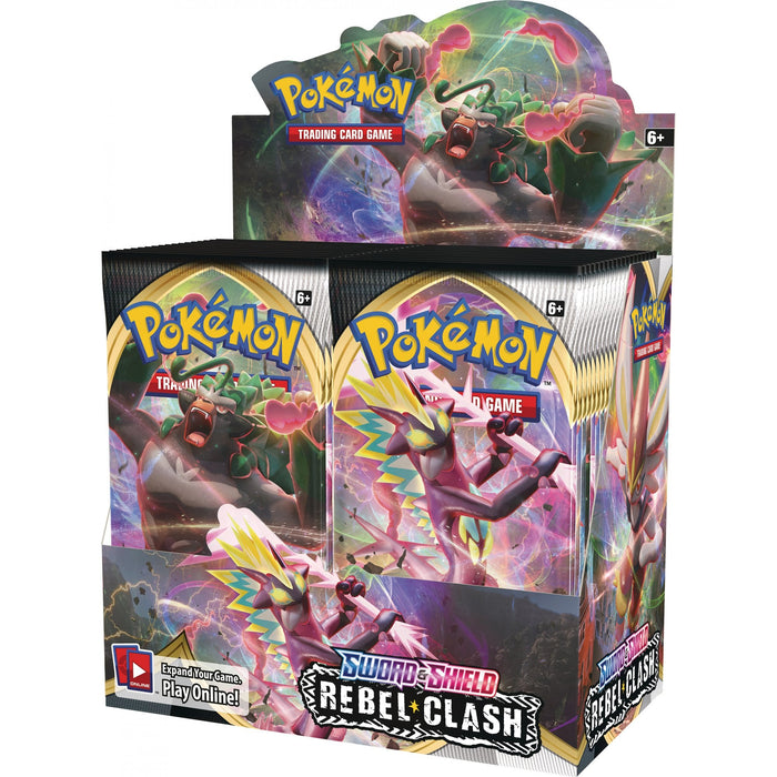 Pokemon Rebel Clash Booster Box (36 Sealed Booster Packs)