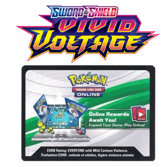 Pokemon SWSH Vivid Voltage Online Booster Code
