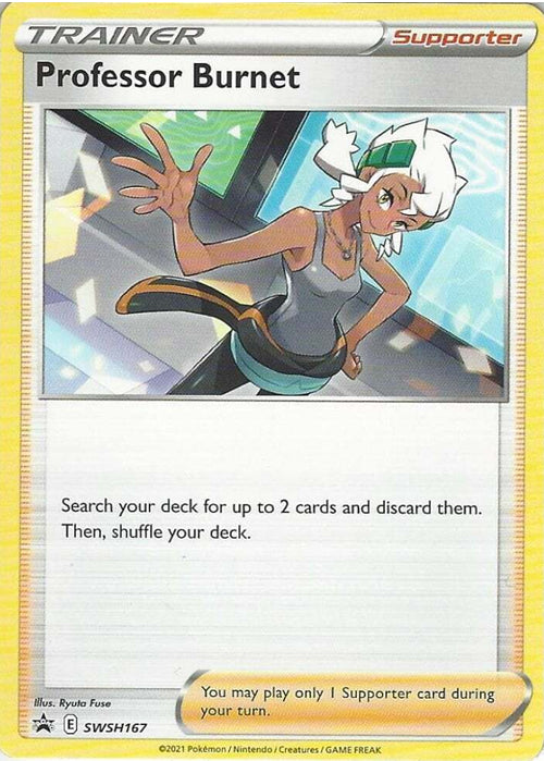 Professor Burnet SWSH167 Pokemon Promo Card (SWSH Promo Series)