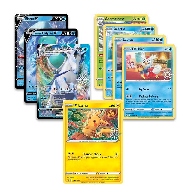 Pokemon Holiday Calendar 2022 Special Snowflake Promo Cards (Pack of 8)