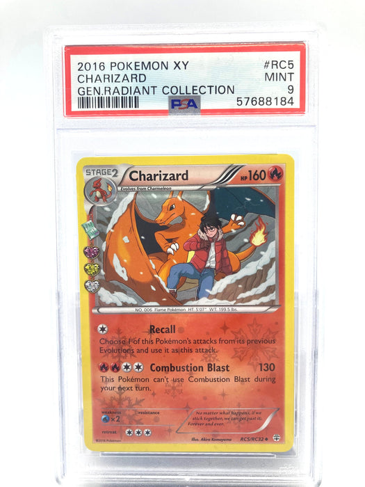 Charizard RC5/RC32 PSA 9 Graded Pokemon Card (Generations Radiant Collection)