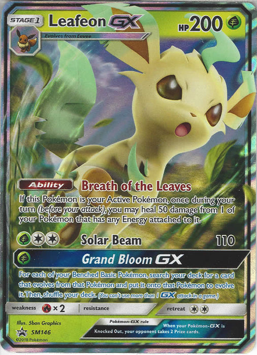 Pokemon Evolution Celebration Leafeon SM146 Promo Card