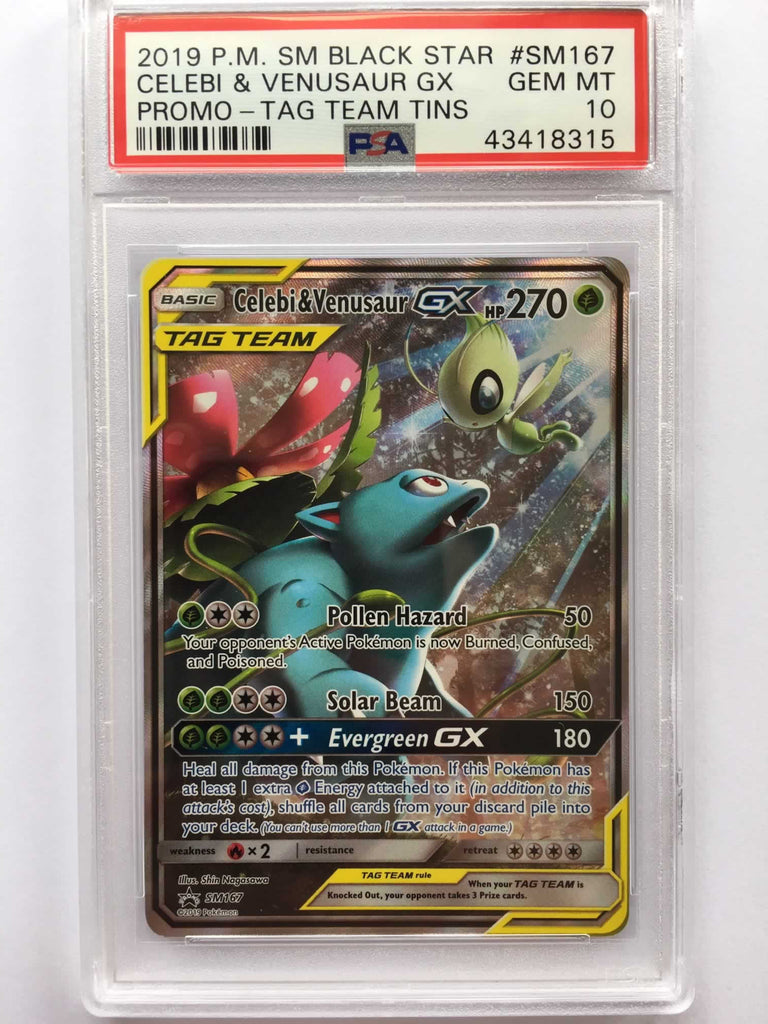 ポケモンカードゲーム Celebi&Venusaur gx rr psa10 PSA 10 Celebi & Venusaur GX 001/095 Tag Bolt RR 2018 Japanese | eBay