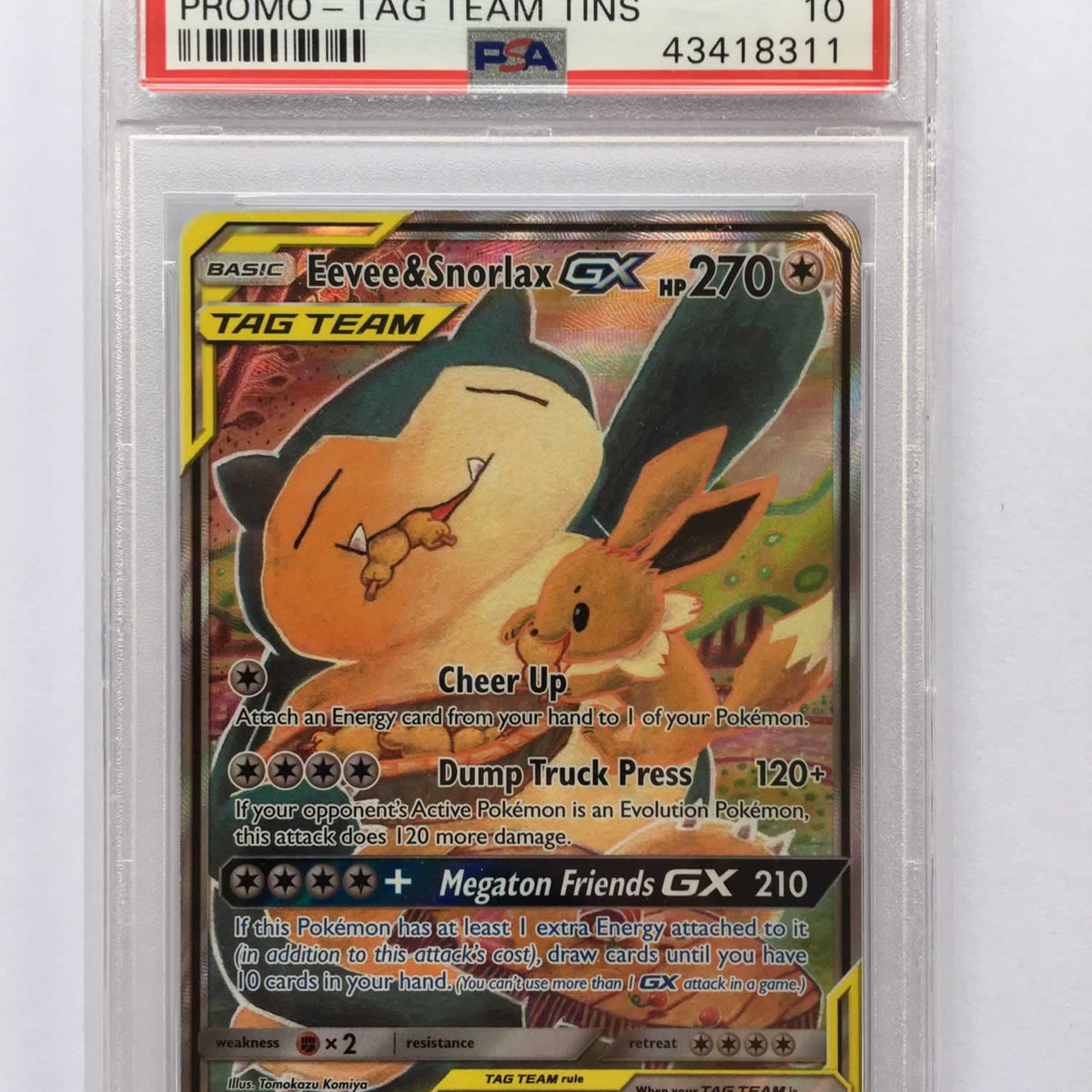 イーブイ＆カビゴンGX/Eevee & Snorlax GX psa10 PSA 10 Eevee & Snorlax GX #66 Pokemon Japanese Card Tag Team