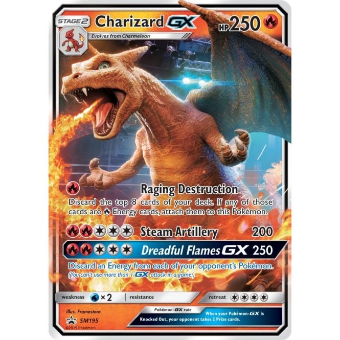 Charizard GX SM195 Pokemon Promo Card