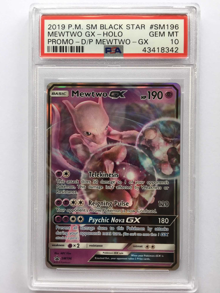 Mewtwo GX SM196 Black Star Promo PSA 10 Gem Mint Card (Detective Pikac —  Titan Cards Ltd