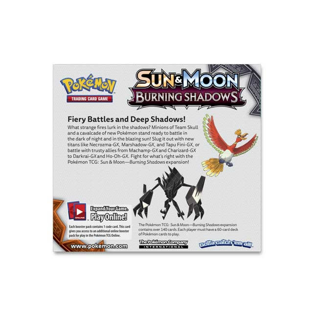 Pokemon Sun & Moon Burning Shadows Sealed Booster Box (36 Packs)
