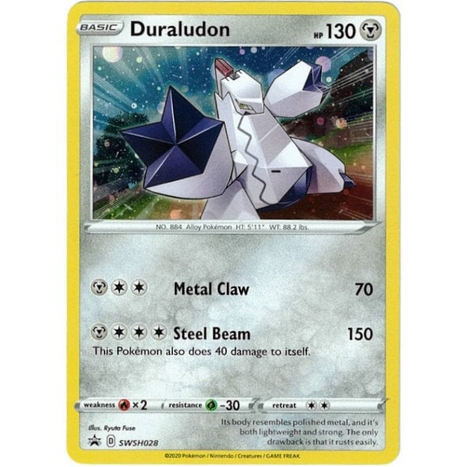 Duraludon SWSH028 Pokemon Promo Card (SWSH Promo Series)