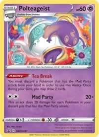 Polteageist SWSH081 Holo Pokemon Card (Shining Fates Promo Series)