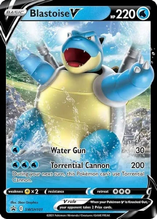 Blastoise V SWSH101 Pokemon Promo Card (SWSH Promo Series)