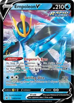 Empoleon V SWSH108 Pokemon Promo Card (SWSH Promo Series)