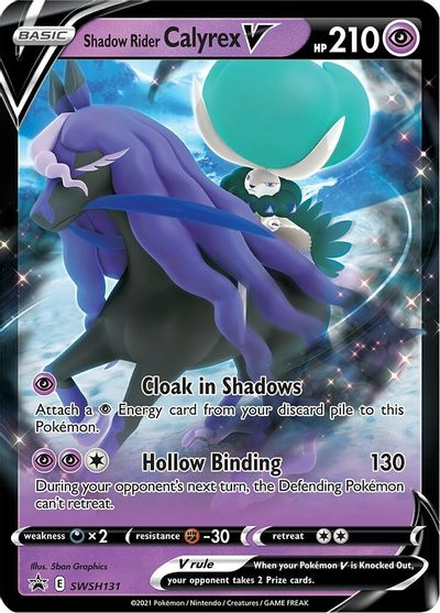 Shadow Rider Calyrex V SWSH131 JUMBO OVERSIZED Pokemon Promo Card
