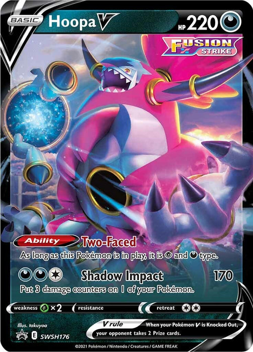 Hoopa V SWSH176 Pokemon Promo Card (SWSH Promo Series)