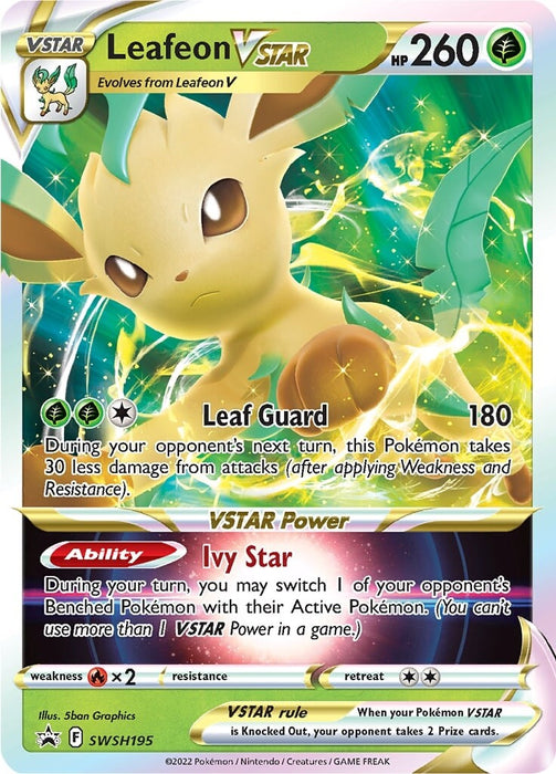 Leafeon VSTAR SWSH195 Pokemon Promo Card (Sword & Shield Promo Series)