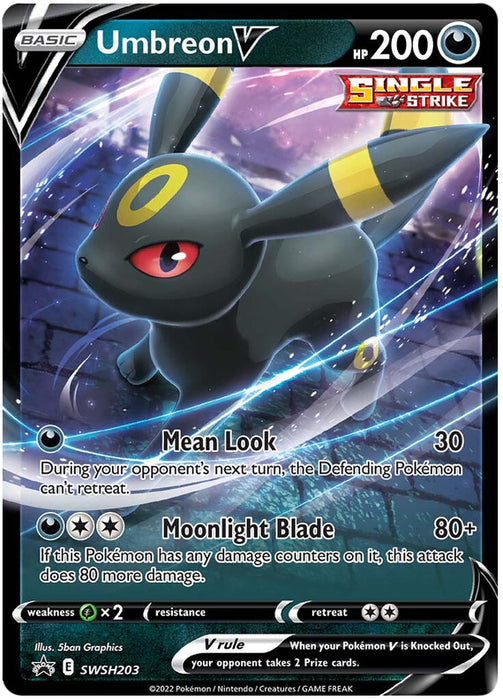 Umbreon V SWSH203 Pokemon Promo Card (SWSH Promo Series)