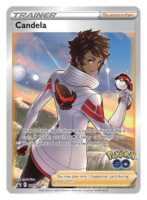 Candela SWSH228 Full Art Pokemon GO Promo Card (SWSH Promo Series)