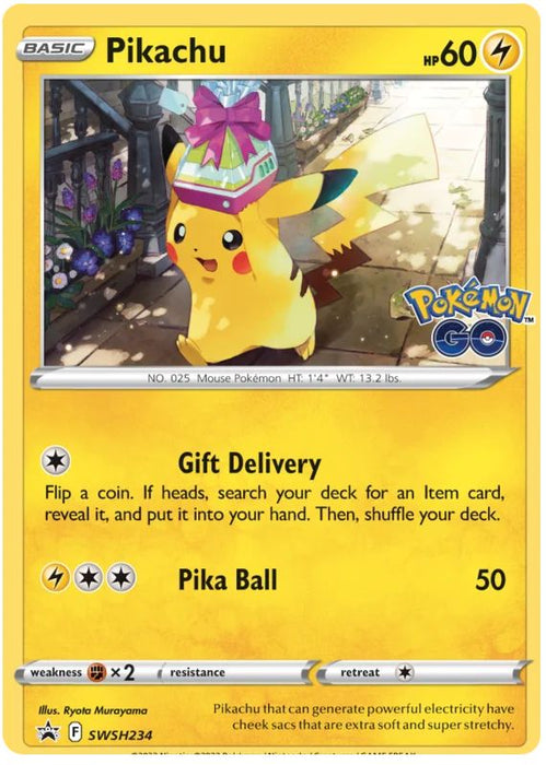 Pikachu SWSH234 Pokemon Promo Card (SWSH Promo Series)