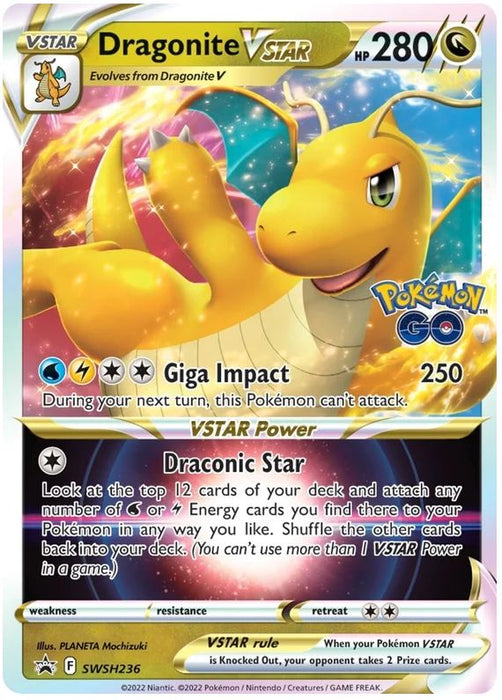 Dragonite VSTAR SWSH236 Pokemon Promo Card (SWSH Promo Series)