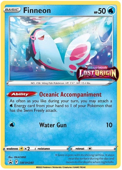 Finneon SWSH240 Pokemon Promo Card (SWSH Promo Series)