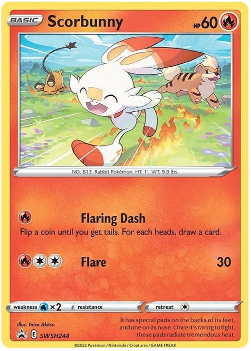 Scorbunny SWSH244 Pokemon Promo Card (SWSH Promo Series)