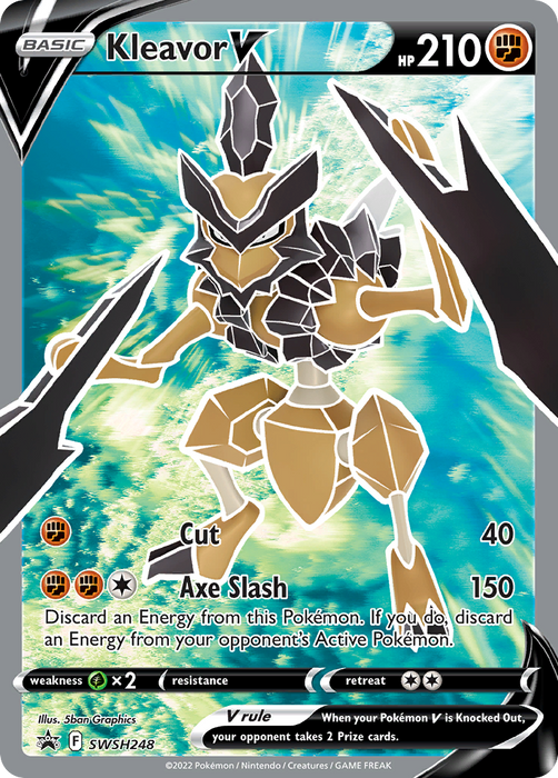 Kleavor V SWSH248 Pokemon Promo Card (Sword & Shield Promo Series)