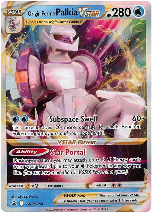 Origin Forme Palkia VSTAR SWSH254 Pokemon Promo Card (SWSH Promo Series)