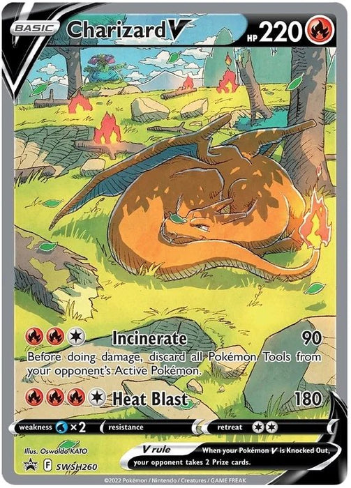 Charizard V SWSH260 Pokemon Promo Card (SWSH Promo Series)