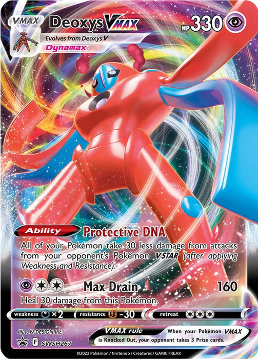 Deoxys VMAX SWSH267 Pokemon Promo Card (SWSH Promo Series)