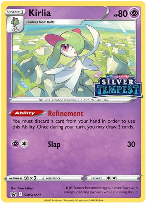 Kirlia SWSH271 Pokemon Promo Card (SWSH Promo Series)