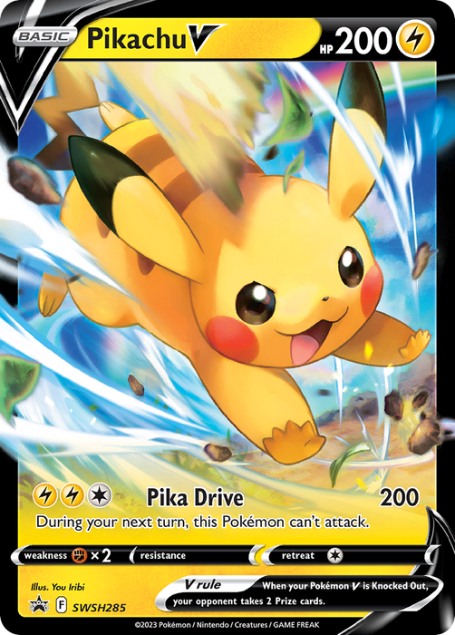 Pikachu V SWSH285 Pokemon Promo Card (SWSH Promo Series)