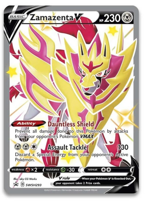 Zamazenta V SWSH293 Pokemon Promo Card (SWSH Promo Series)