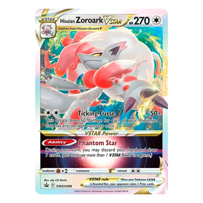 Hisuian Zoroark VSTAR SWSH298 Pokemon Promo Card (SWSH Promo Series)