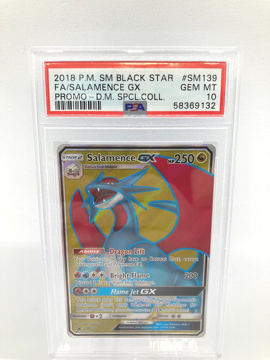 Salamence GX SM139 PSA 10 Gem Mint Graded Pokemon Card