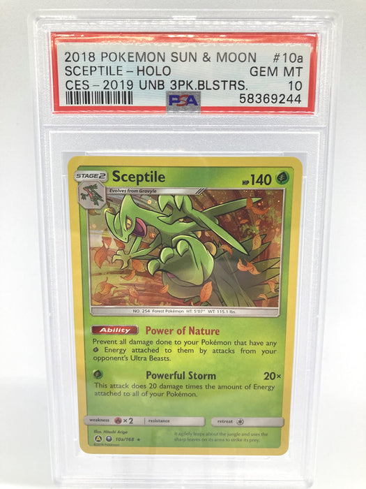 Sceptile 10a/168 PSA 10 Gem Mint Graded Pokemon Card