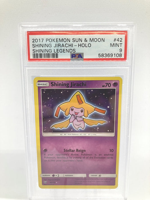 Shining Jirachi 42/73 PSA 9 Mint Graded Pokemon Card