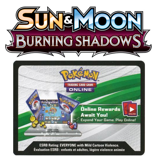 Pokemon Sun & Moon: Burning Shadows Online Booster Code - Instant Delivery