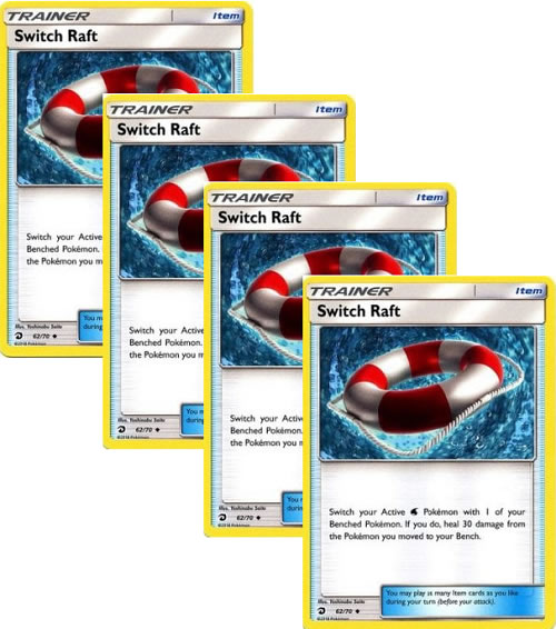 Switch Raft 62/70 Item Card (Pokemon SM Dragon Majesty) — Titan Cards Ltd
