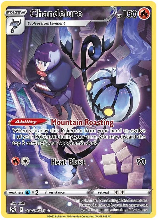 Chandelure TG04/TG30 Rare Holo (Lost Origin Trainer Gallery)