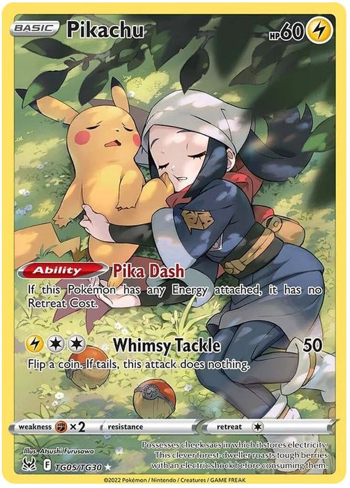 Pikachu TG05/TG30 Rare Holo (Lost Origin Trainer Gallery)