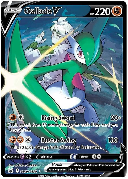 Gallade V TG19/TG30 Ultra-Rare Rare (Lost Origin Trainer Gallery)