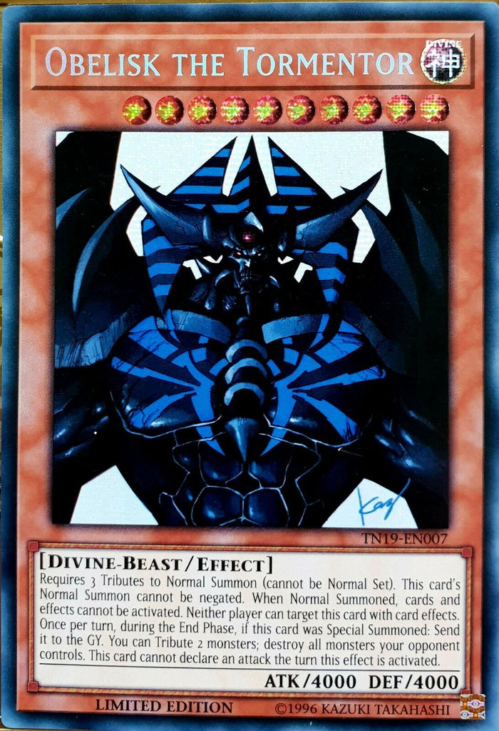 遊戯王 OBELISK THE TORMENTOR TN19-EN007-Obelisk-the-