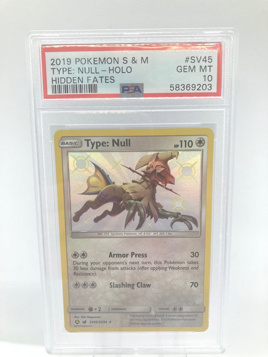 Type Null SV45/SV94 PSA 10 Gem Mint Graded Pokemon Card