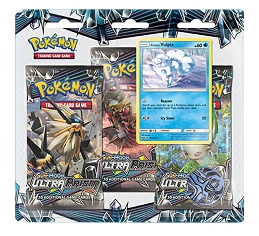 Sun & Moon Ultra Prism 3 Pack Blister (Alolan Vulpix)
