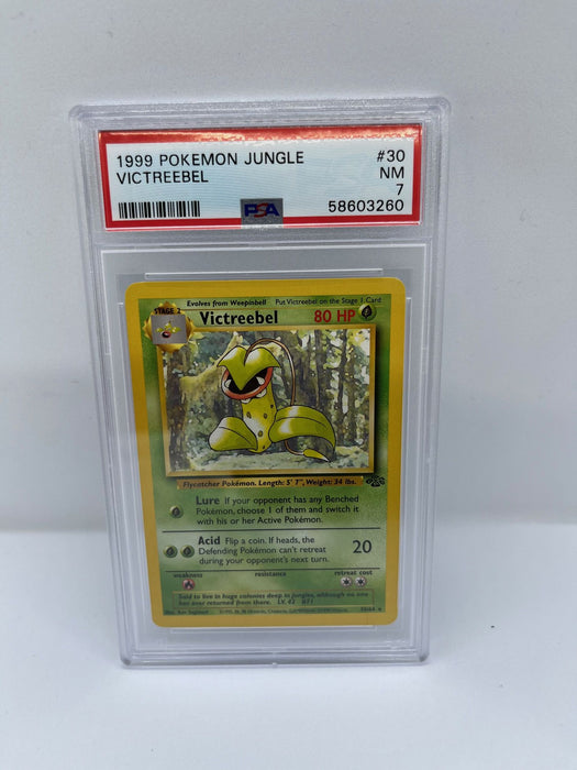 Victreebel 30/64 PSA 7 Graded Rare Pokemon Card (1999 Pokemon Jungle)