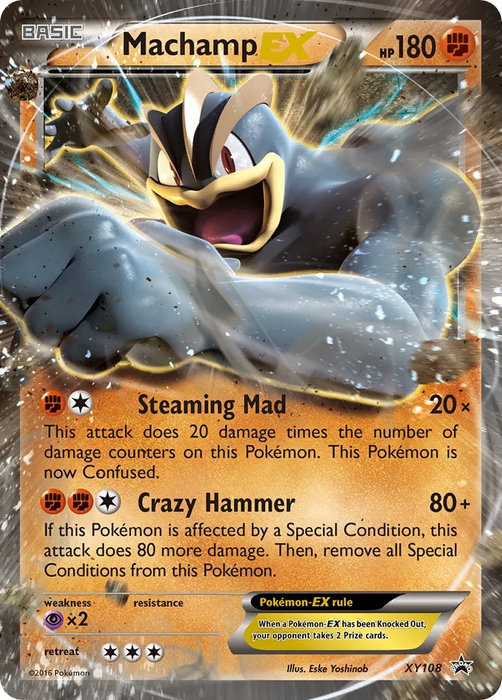 Machamp EX XY108 Pokemon Promo Card (XY Promo Series)