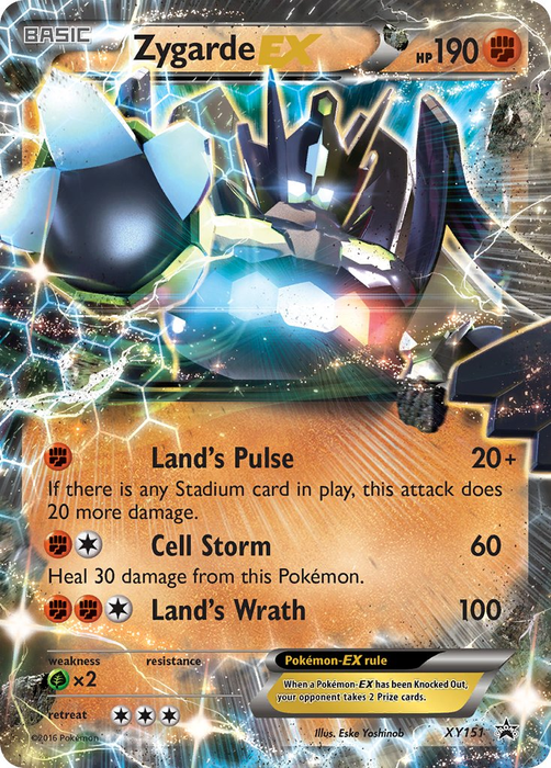 Zygarde XY151 Pokemon Promo Card (XY Promo Series)