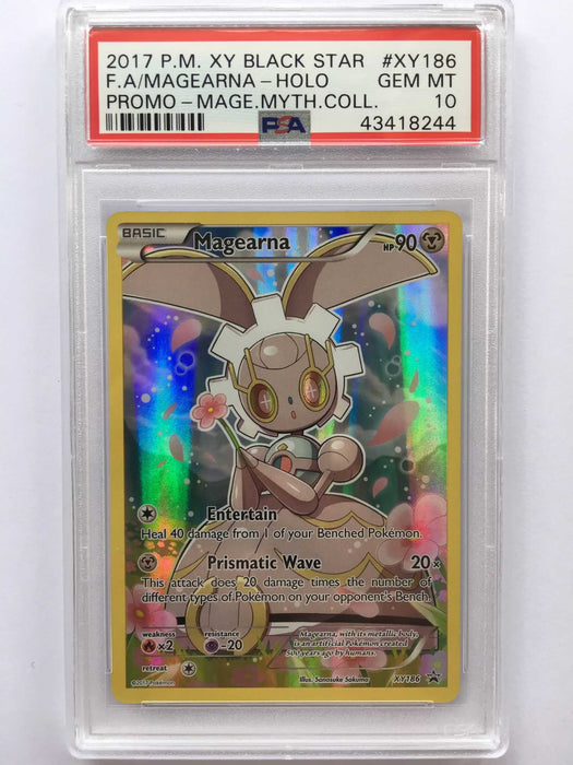 Magearna XY186 Holo Promo Card PSA 10 Gem Mint (Mythical Magearna Collection)